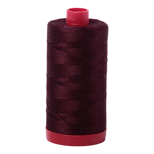 Aurifil Thread 12wt 325m Very Dark Brown 2465 *