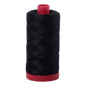 Aurifil Thread 12wt 325m Black 2692