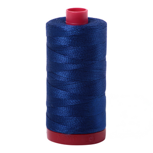 Aurifil Thread 12wt 325m Dark Delft Blue 2780 *