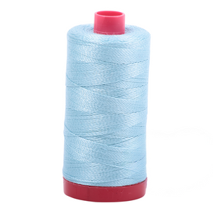 Aurifil Thread 12wt 325m Light Grey Turquoise 2805