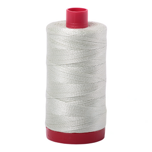 Aurifil Thread 12wt 325m Light Grey Green 2843