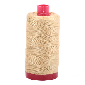 Aurifil Thread 12wt 325m Very Light Brass 2915