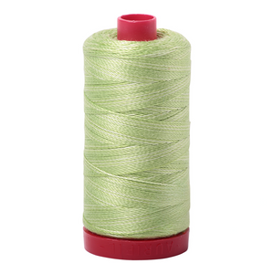 Aurifil Thread 12wt 325m Variegated Light Spring Green 3320