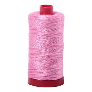 Aurifil Thread 12wt 325m Variegated Bubblegum 3660