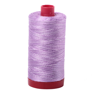 Aurifil Thread 12wt 325m Variegated French Lilac 3840