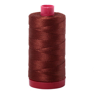 Aurifil Thread 12wt 325m Copper Brown 4012