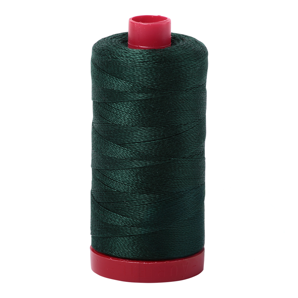 Aurifil Thread 12wt 325m Forest Green 4026 | Quilt Direct
