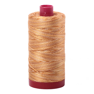 Aurifil Thread 12wt 325m Variegated Creme Brule 4150
