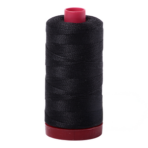Aurifil Thread 12wt 325m Very Dark Grey 4241