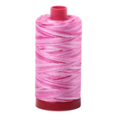 Aurifil Thread 12wt 325m Variegated Pink Taffy 4660