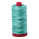 Aurifil Thread 12wt 325m Variegated Creme de Menthe 4662