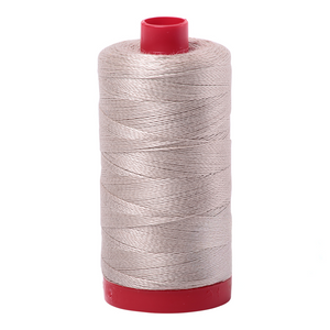 Aurifil Thread 12wt 325m Pewter 6711