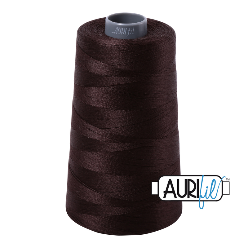 Aurifil Thread 28/2 3300m Very Dark Bark 1130