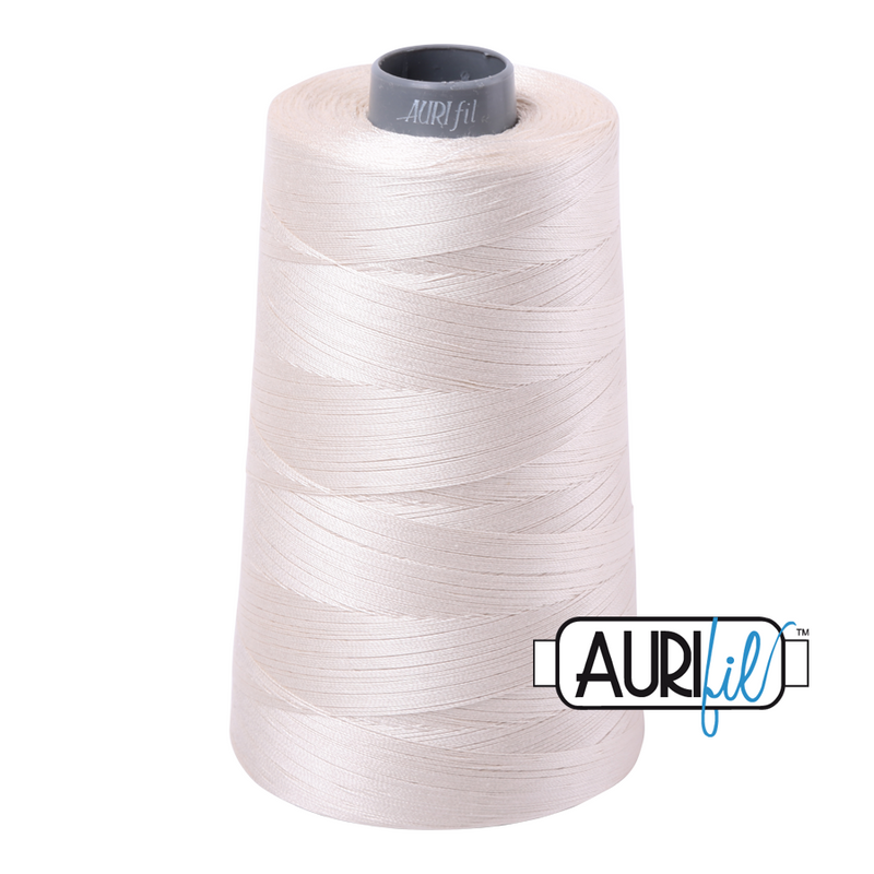 Aurifil Thread 28/2 3300m Silver White 2309