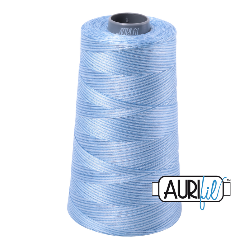 Aurifil Thread 28/2 3300m Variegated Stone Washed Denim 3770