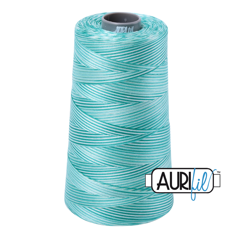 Aurifil Thread 28/2 3300m Variegated Turquoise Foam 4654