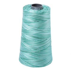 Aurifil Thread 28wt 3300m Variegated Creme de Menthe 4662