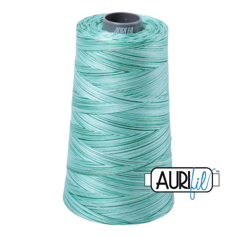 Aurifil Thread 28/2 3300m Variegated Creme de Menthe 4662