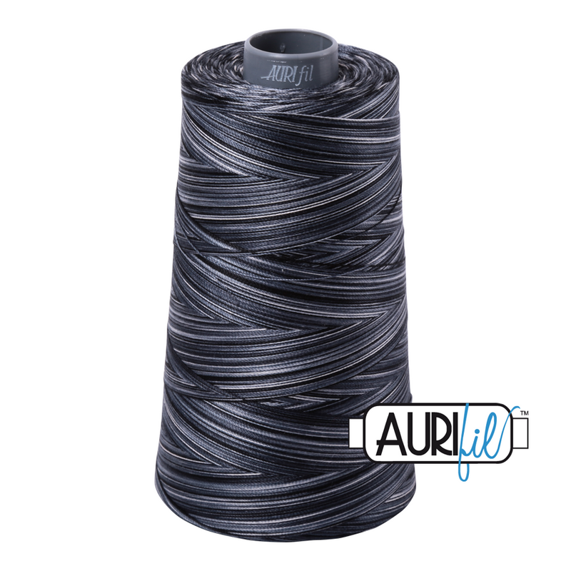 Aurifil Thread 28/2 3300m Varigated Graphite 4665