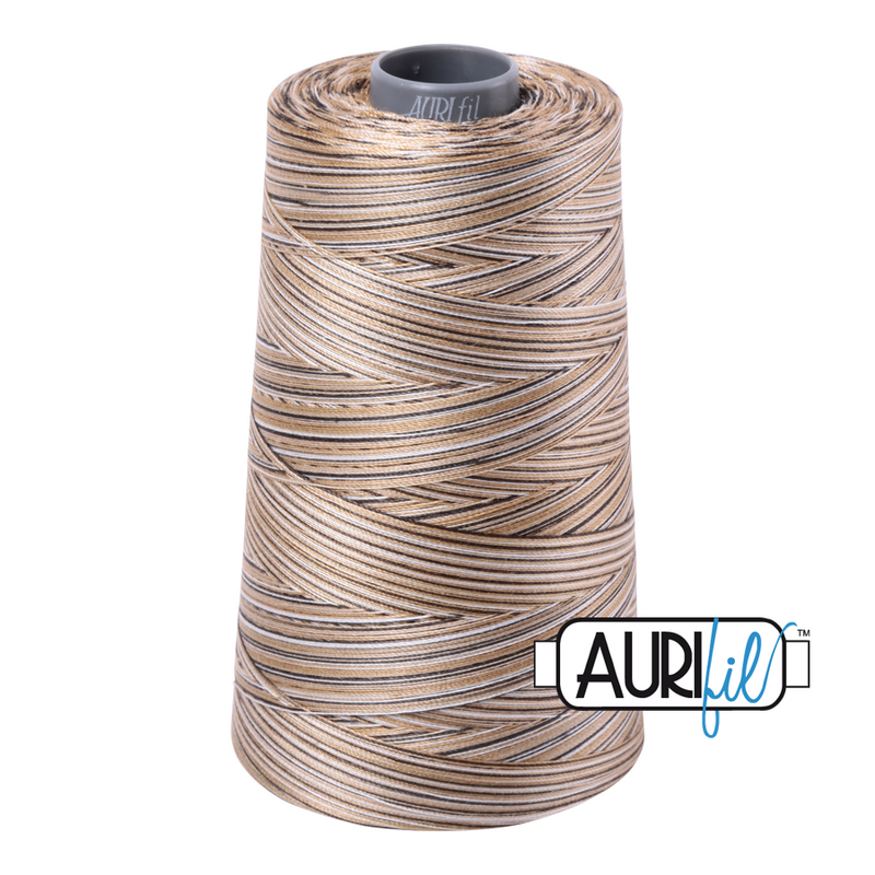 Aurifil Thread 28/2 3300m Variegated Nutty Nougat 4667