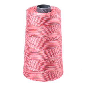 Aurifil Thread 28wt 3300m Variegated Strawberry Parfait 4668