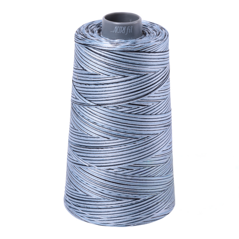 Aurifil Thread 28wt 3300m Variegated Stonewash Blues 4669