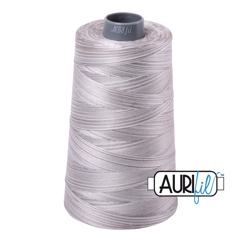 Aurifil Thread 28/2 3300m Variegated Silver Fox 4670