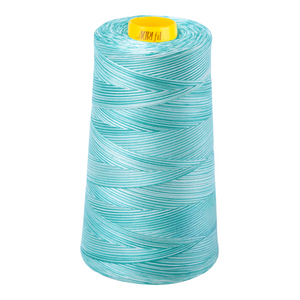 Aurifil Thread Forty3 3000m Variegated Turquoise Foam 4654