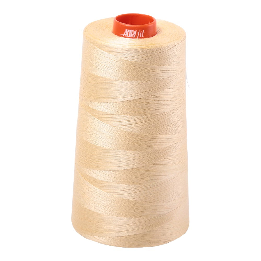 Aurifil embroidery thread spool in Champagne (2105) - 50wt 5900m