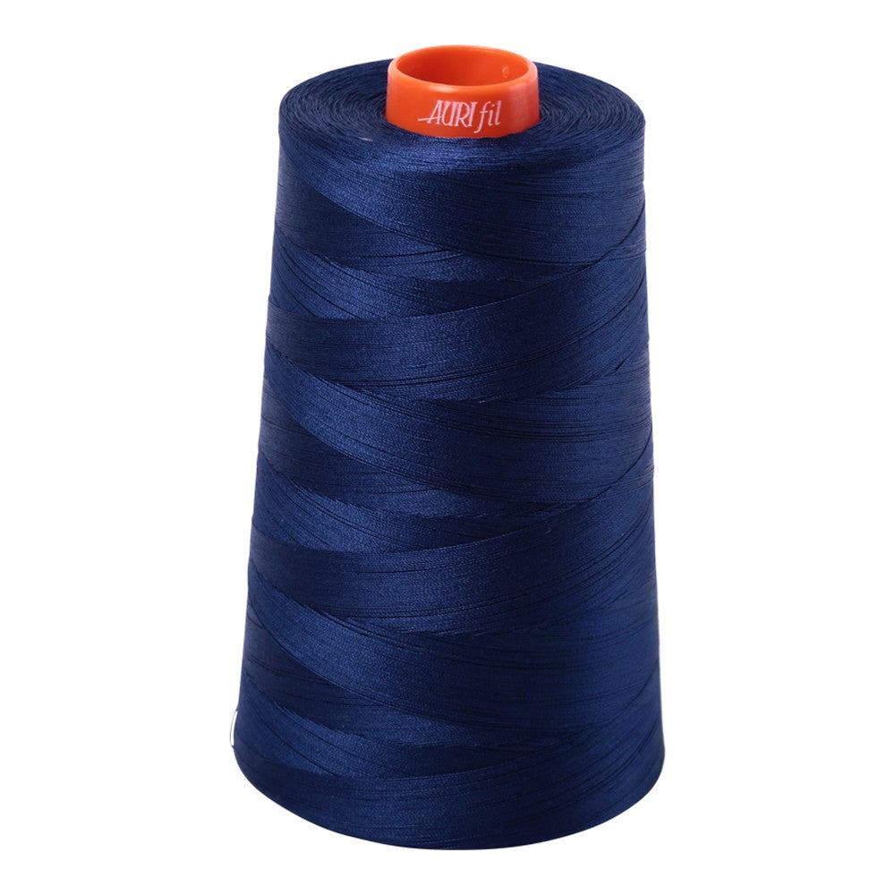 Aurifil 50wt thread, 5900m spool, Dark Navy shade 2784