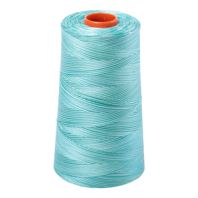 Aurifil Thread 50wt 5900m Variegated Turquoise Foam 4654