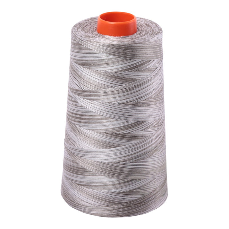 Aurifil Thread 50wt 5900m Variegated Silver Fox 4670
