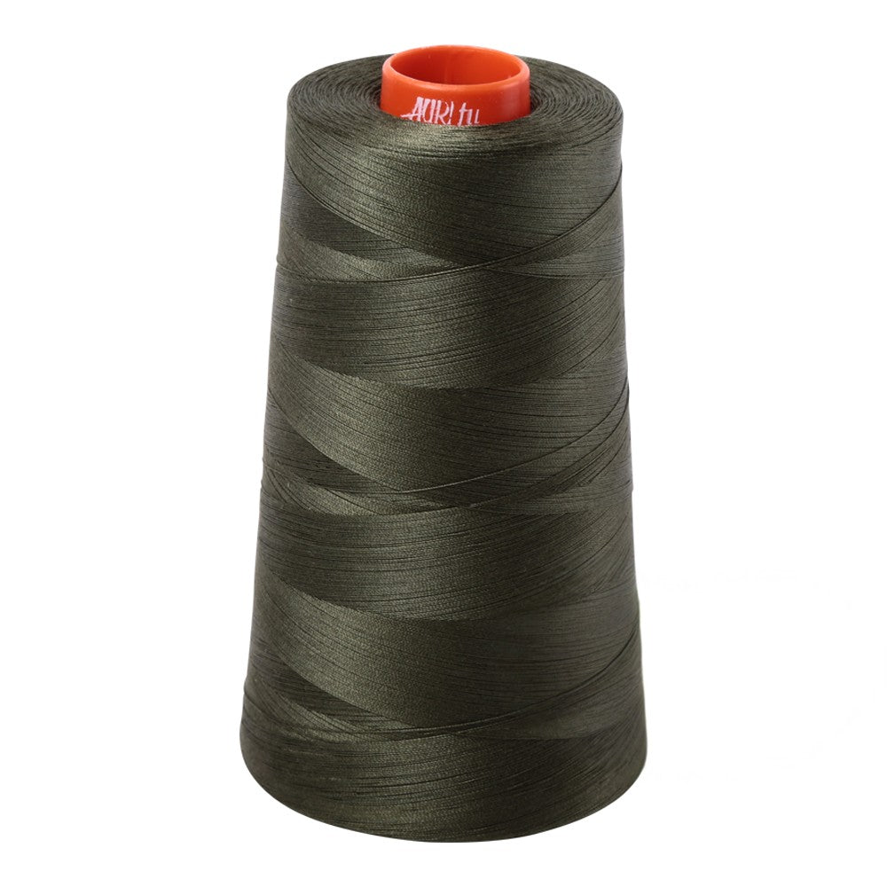 Aurifil embroidery thread spool in Dark Green (5012) - 50wt 5900m