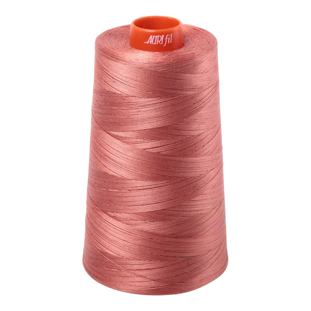 Aurifil embroidery thread spool in Cinnabar (6728) - 50wt 5900m