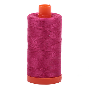 Aurifil embroidery thread spool in Red Plum (1100) - 50wt 1300m