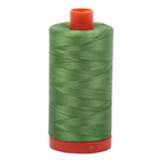 Aurifil embroidery thread spool in Grass Green (1114) - 50wt 1300m
