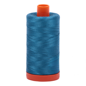 Aurifil Thread 50wt 1300m Medium Teal 1125