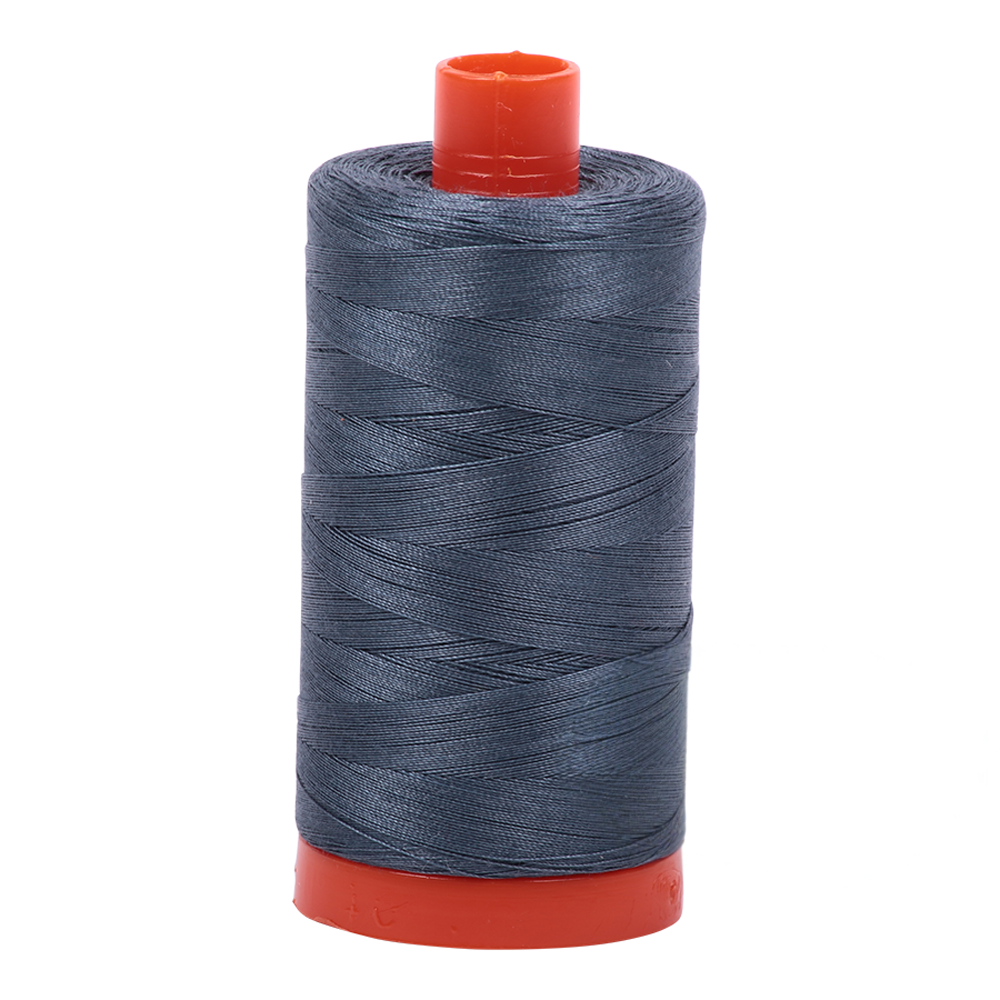 Aurifil embroidery thread spool in Medium Grey (1158) - 50wt 1300m