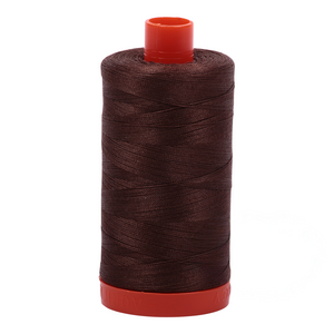 Aurifil embroidery thread spool in Med Bark (1285) - 50wt 1300m
