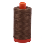 Aurifil 50wt thread, 1300m spool, Dk Sandstone shade 1318