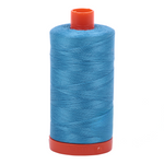 Aurifil embroidery thread spool in Bright Teal (1320) - 50wt 1300m
