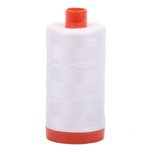 Aurifil Thread 50wt 1300m Natural White 2021