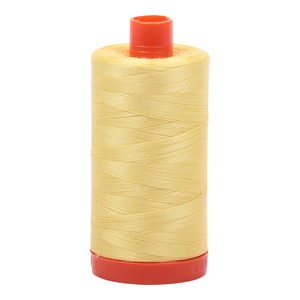 Aurifil Thread 50wt 1300m Lemon 2115