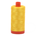 Aurifil embroidery thread spool in Canary (2120) - 50wt 1300m