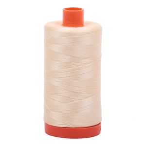 Aurifil Thread 50wt 1300m Butter 2123
