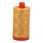 Aurifil embroidery thread spool in Tarnished Gold (2132) - 50wt 1300m