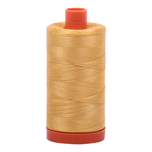 Aurifil Thread 50wt 1300m Spun Gold 2134