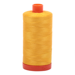 Aurifil embroidery thread spool in Yellow (2135) - 50wt 1300m