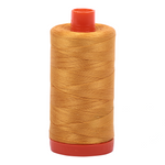 Aurifil embroidery thread spool in Orange Mustard (2140) - 50wt 1300m