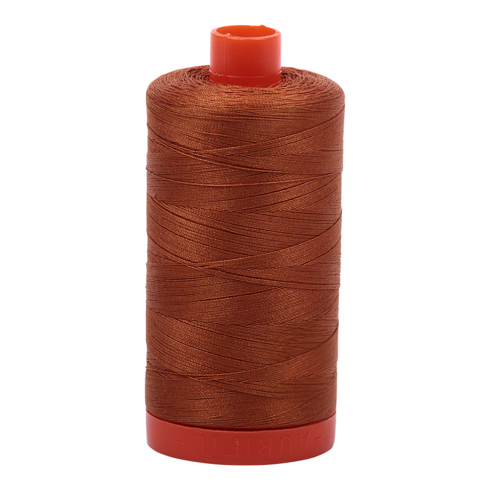 Aurifil embroidery thread spool in Cinnamon (2155) - 50wt 1300m